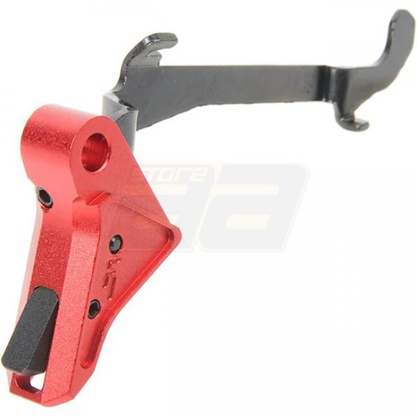 Crusader VFC Glock GBB Fowler Industries Trigger Set CNC Aluminium - Red