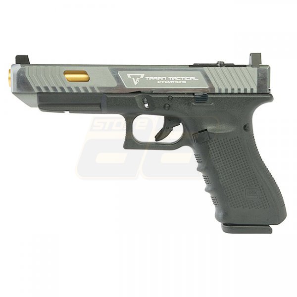 EMG TTI G34 Gen 4 Gas Blow Back Pistol RMR Cut Slide - Silver