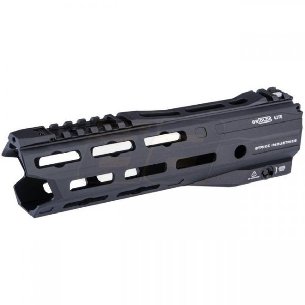 Madbull Strike Industries M4 GBBR / AEG GRIDLOK LITE 8.5 Inch Handguard Assembly - Black