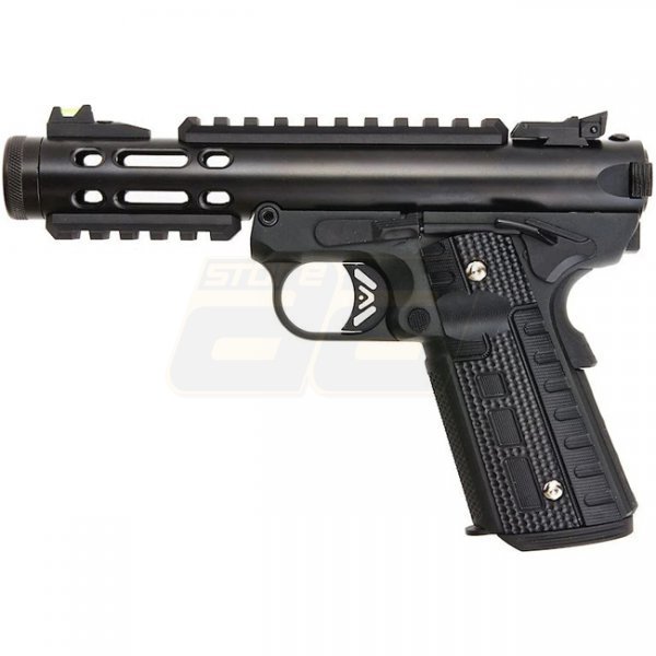 WE Galaxy 1911 Gas Blow Back Pistol Black Frame - Black