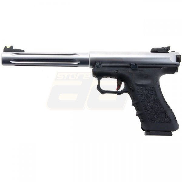 WE Galaxy G-Series Premium L Gas Blow Back Pistol - Silver