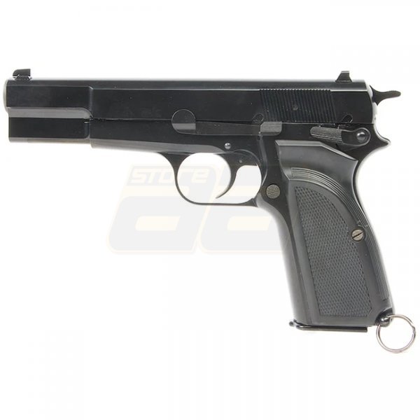 WE Hi-Power MK3 Gas Blow Back Pistol - Black