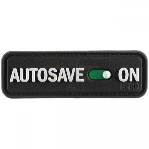 M-Tac Autosave Rubber Patch - Black