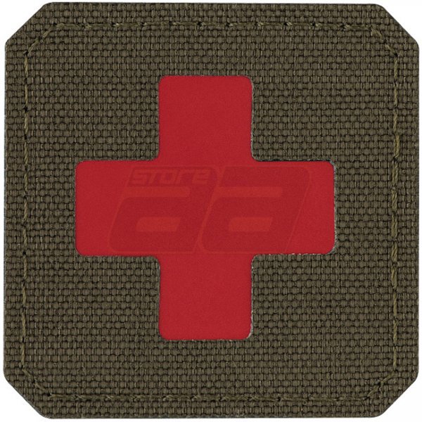 M-Tac Medic Cross Laser Cut Patch - Ranger Green / Red