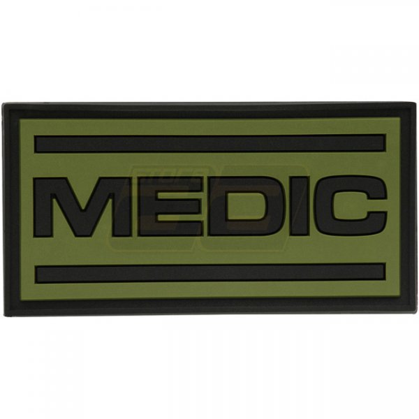 M-Tac Medic Rubber Patch - Olive / Black