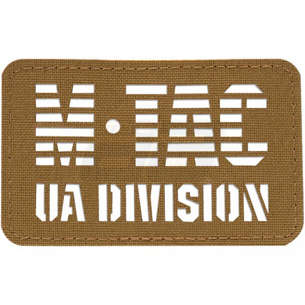 M-Tac UA Division Laser Cut Patch - Coyote