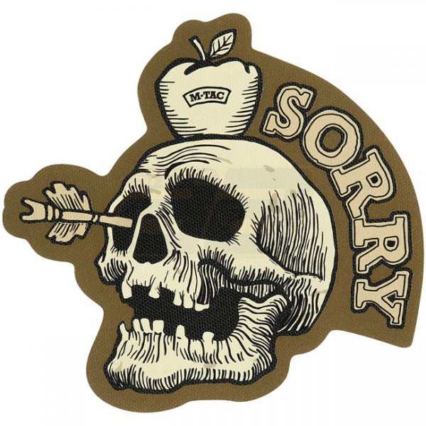 M-Tac SORRY Print Patch - Coyote