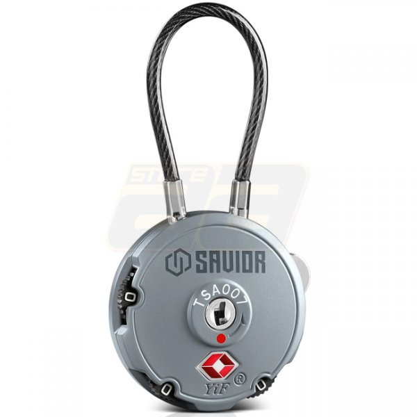 Savior Equipment 3-Digit Cable Lock - Grey