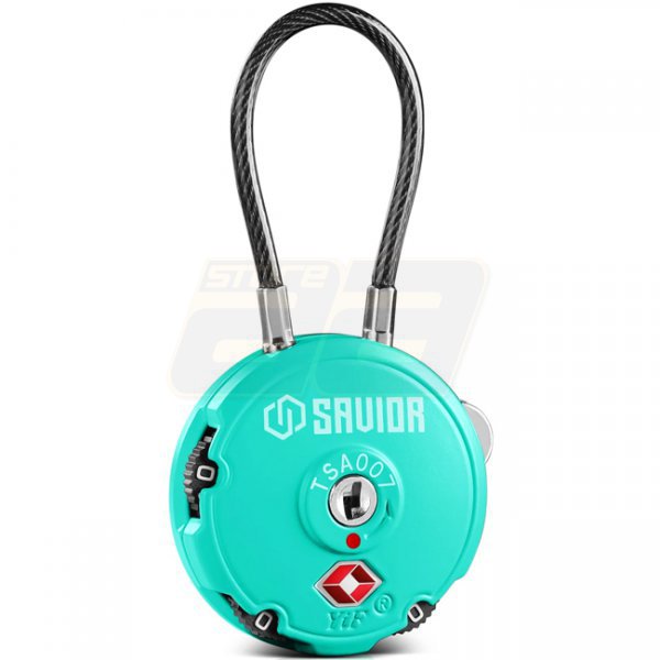 Savior Equipment 3-Digit Cable Lock - Teal