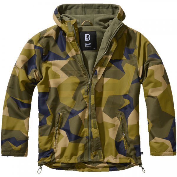 Brandit Windbreaker Frontzip - Swedish Camo M90 - 4XL