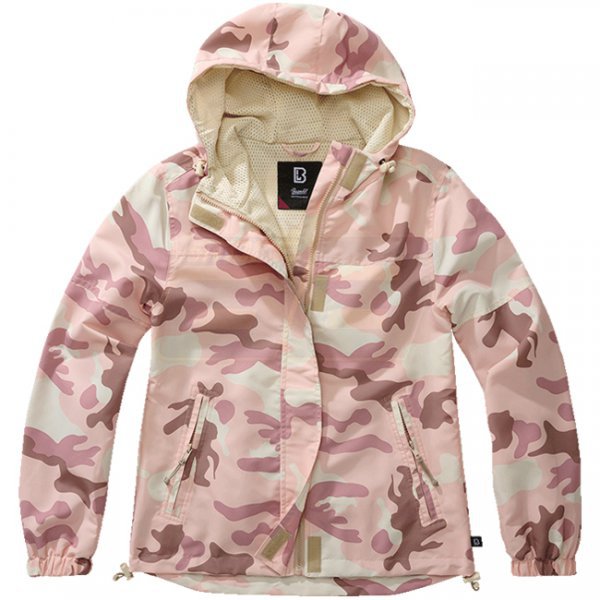 Brandit Ladies Summer Windbreaker Frontzip - Candy Camo - XS