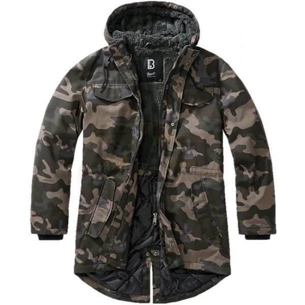 Brandit Marsh Lake Teddyparka - Darkcamo - XL