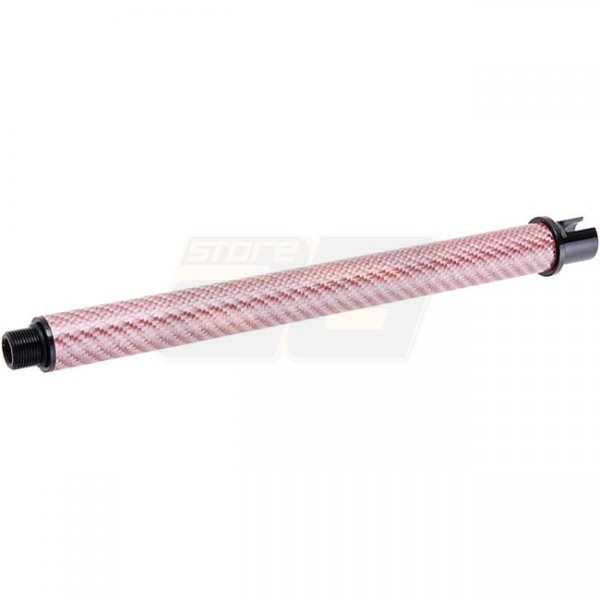 Dr.Black Marui MWS GBBR Outer Barrel Carbon Fiber 9 Inch - Pink