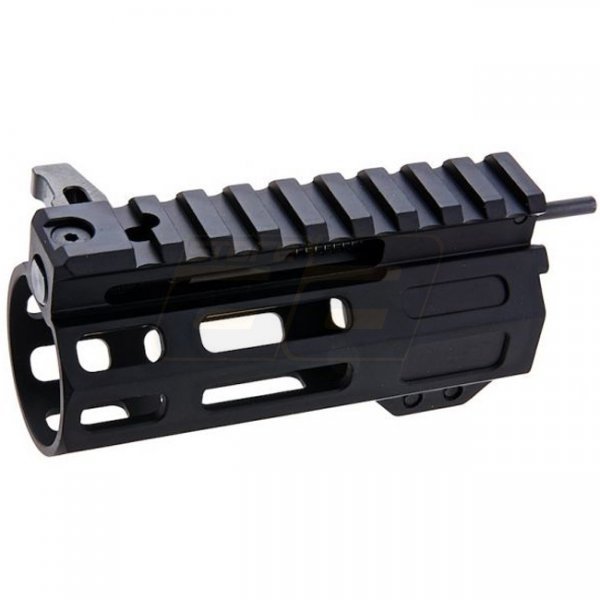 Maple Leaf WE / VFC / GHK M4 GBBR Front Charging M-LOK Handguard CNC 4 Inch - Black