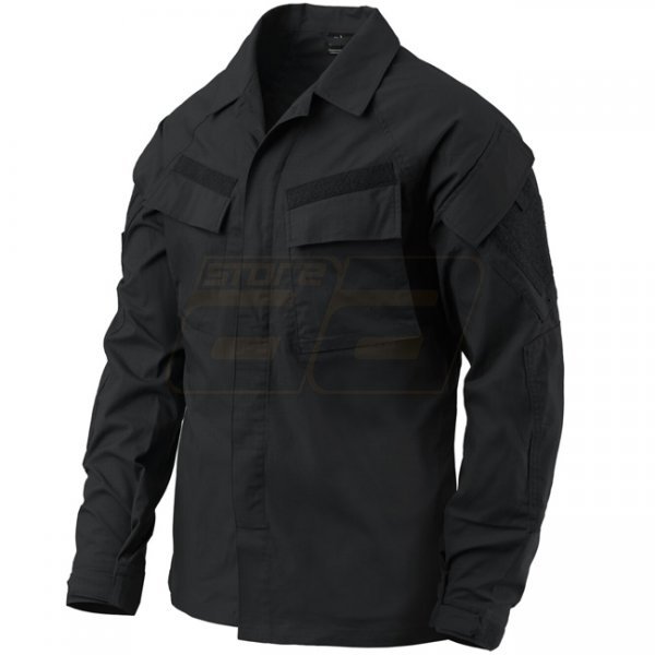 Helikon-Tex Raid Shirt - PolyCotton Stretch Ripstop - Black - XS