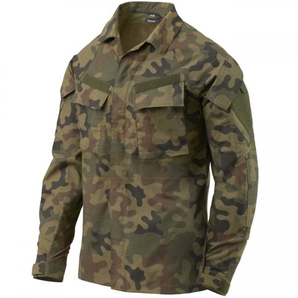 Helikon-Tex Raid Shirt - PolyCotton Stretch Ripstop - PL Woodland - S