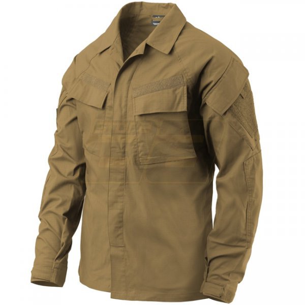 Helikon-Tex Raid Shirt - PolyCotton Stretch Ripstop - Coyote - 4XL