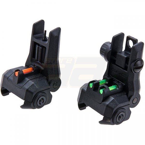 G&G Dual-Profile Fiber Optic Flip-Up Sight - Black