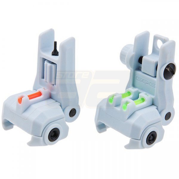 G&G Dual-Profile Fiber Optic Flip-Up Sight - Blue