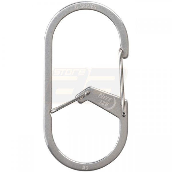 Nite Ize G-Series Dual Chamber Carabiner #3 - Silver