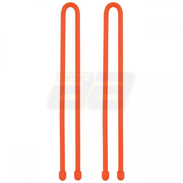 Nite Ize Gear Tie Reusable Rubber Twist Tie 2 Pack 12 Inch - Orange