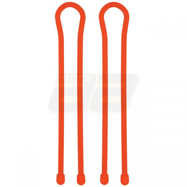 Nite Ize Gear Tie Reusable Rubber Twist Tie 2 Pack 24 Inch - Orange