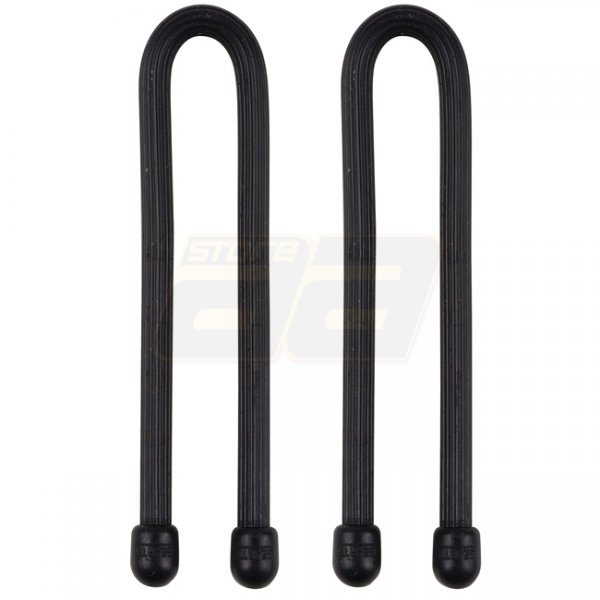 Nite Ize Gear Tie Reusable Rubber Twist Tie 2 Pack 6 Inch - Black