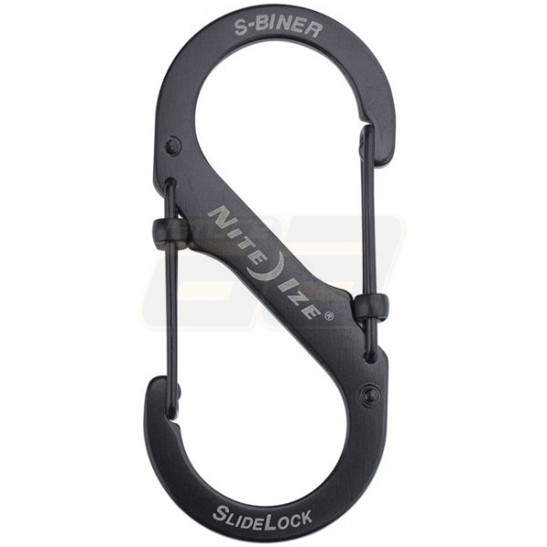 Nite Ize S-Biner Stainless Steel SlideLock #4 - Black