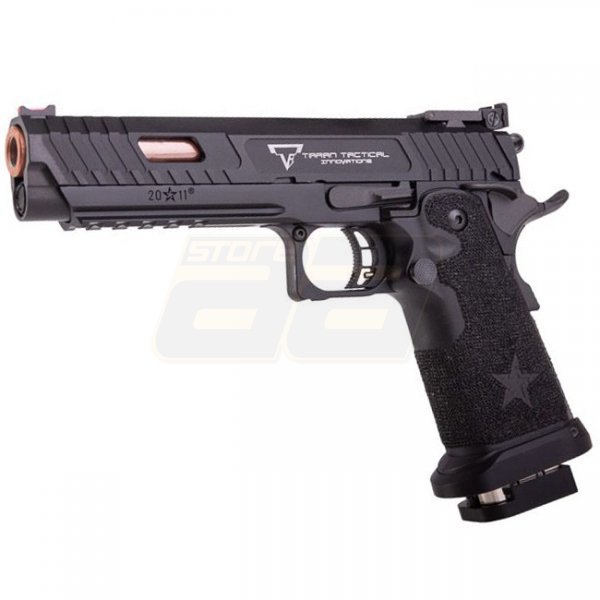 Army Armament Staccato 2011 X TTI JW3 Combat Master Gas Blow Back Pistol - Black