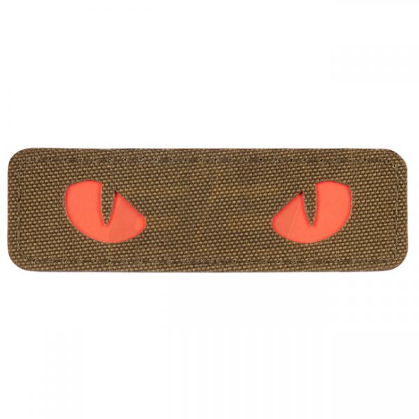 M-Tac Red Cat Eyes Laser Cut Patch - Coyote