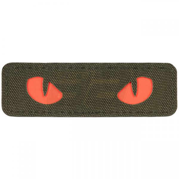 M-Tac Red Cat Eyes Laser Cut Patch - Ranger Green