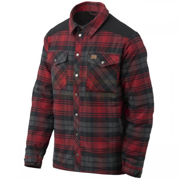 Helikon-Tex Winter Warden Shirt - Slate Crimson Plaid - XL