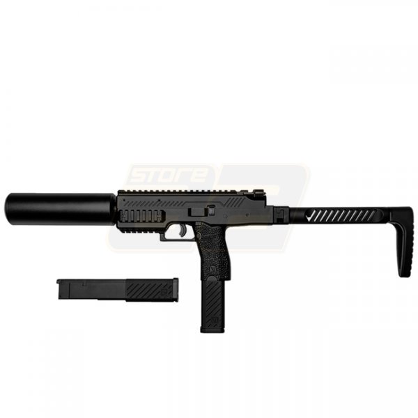 Vorsk VMP-1 Gas Blow Back SMG Set - Black