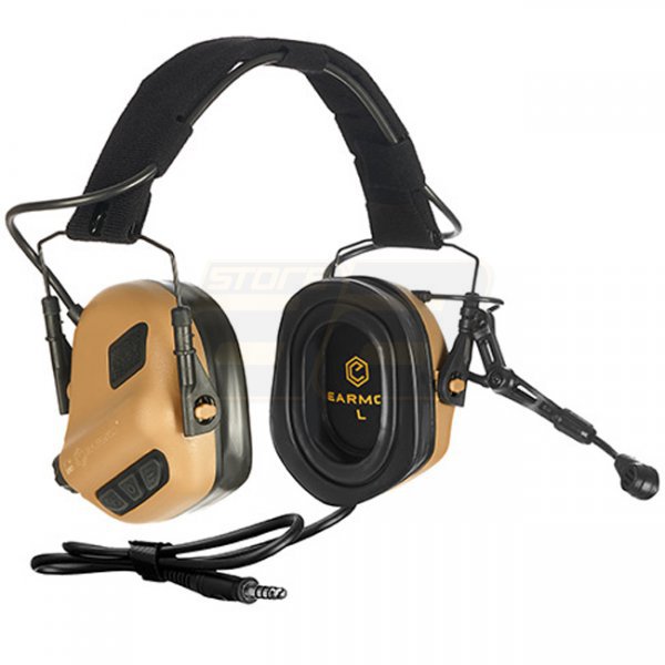 Earmor M32 PLUS Tactical Hearing Protection Ear-Muff - Coyote Brown