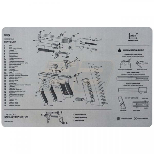 Glock Bench Mat Gen5 - Grey