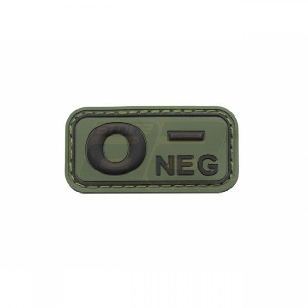 Pitchfork Blood Type O NEG Patch - Olive