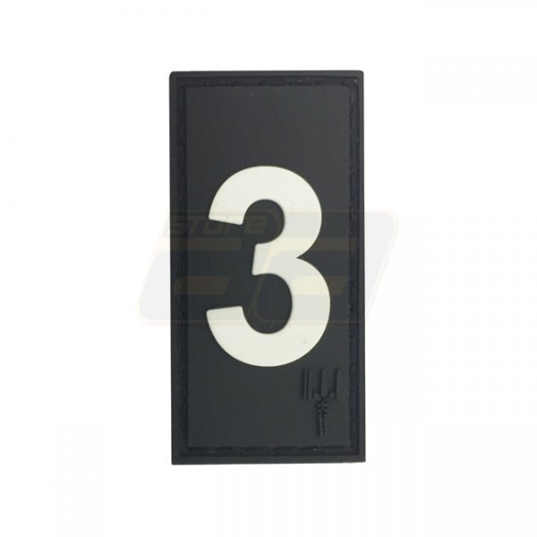 Pitchfork Number 3 Patch - Black