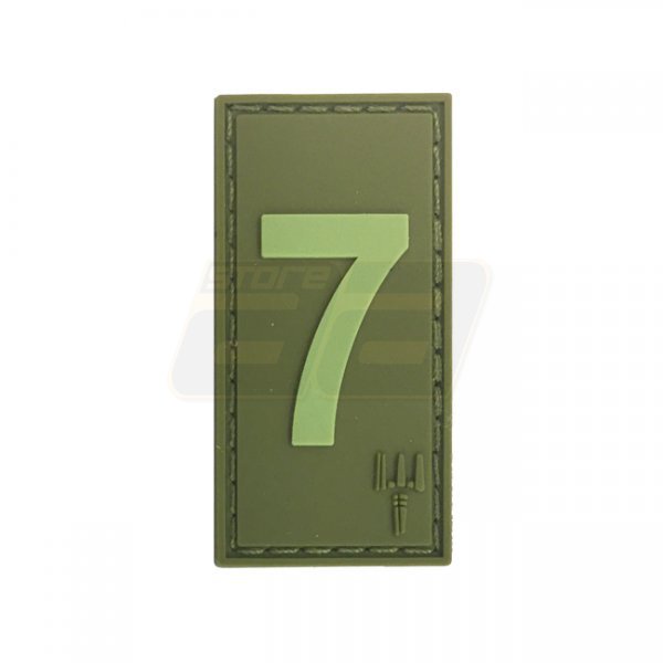 Pitchfork Number 7 Patch - Olive