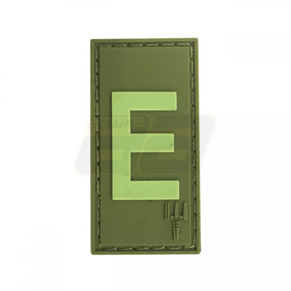 Pitchfork Letter E Patch - Olive