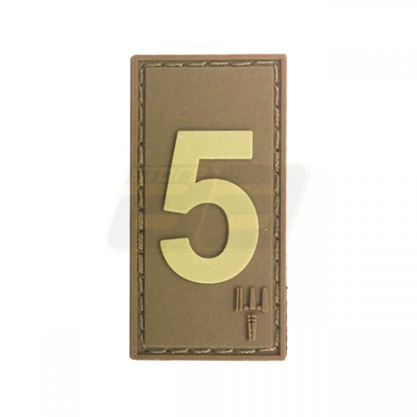 Pitchfork Number 5 Patch - Tan