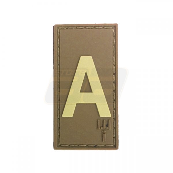 Pitchfork Letter A Patch - Tan