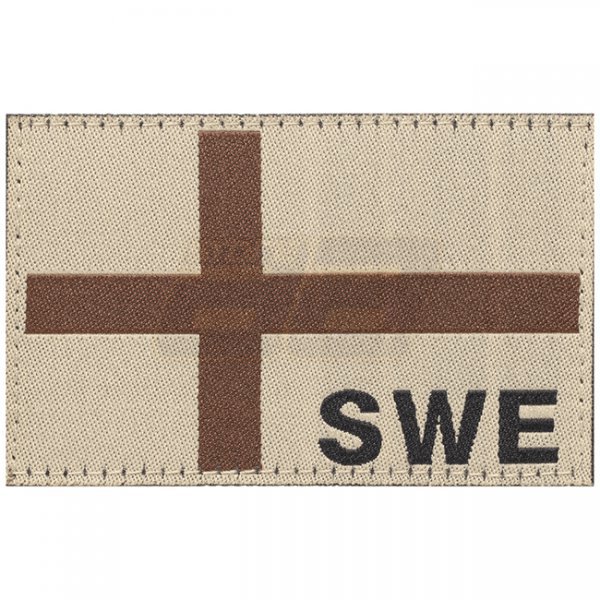 Clawgear Sweden Flag Patch - Desert