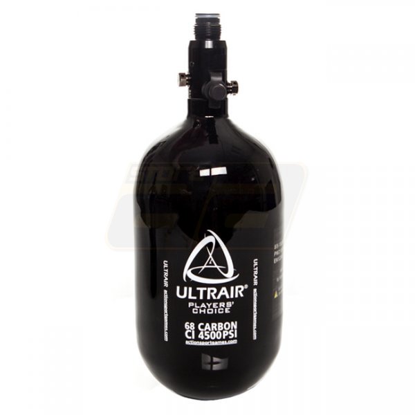 Ultrair 1.1 liter 68ci 4500 psi Carbon HPA Tank