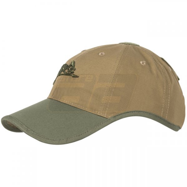 Helikon-Tex Logo Cap - Coyote / Olive Green A