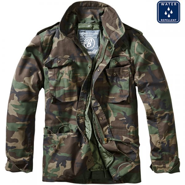 Brandit M65 Fieldjacket Classic - Woodland - S