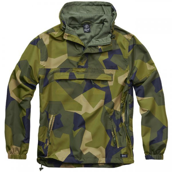 Brandit Summer Windbreaker - Swedisch Camo M90 - S