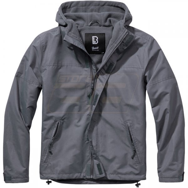 Brandit Windbreaker Frontzip - Anthracite - M