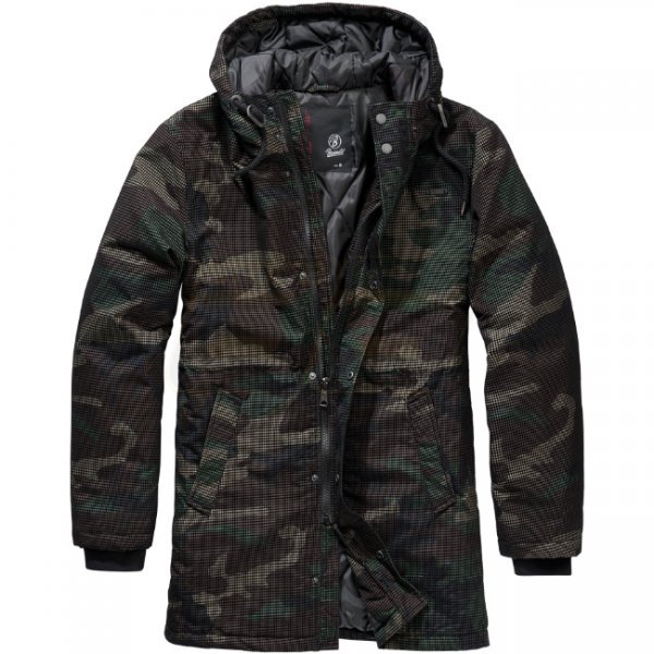 Brandit Grid-Camo Parka - Woodland - 2XL