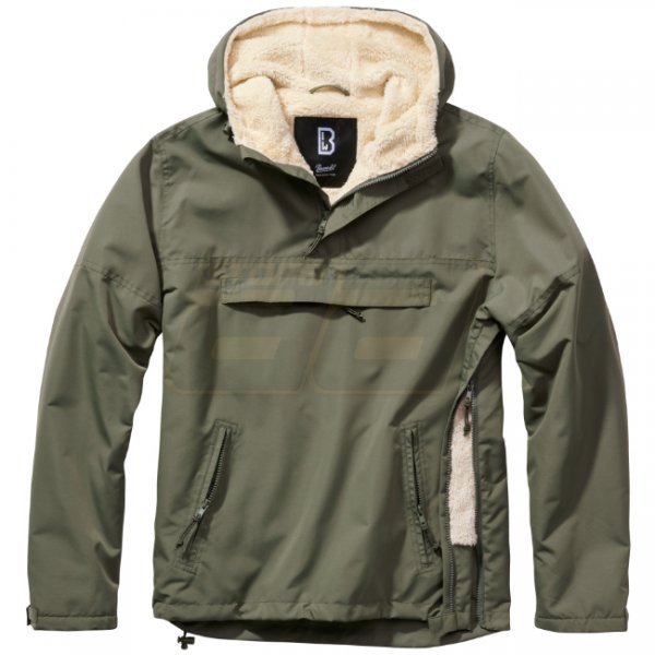 Brandit Windbreaker Sherpa - Olive - XL