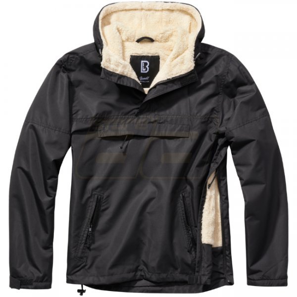 Brandit Windbreaker Sherpa - Black - L